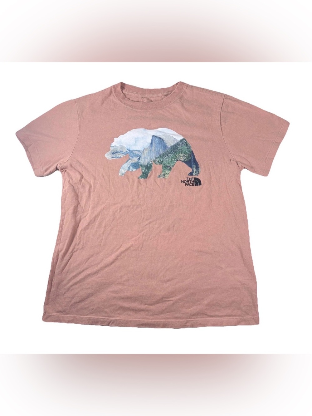 The North Face Dusty Pink Bear Graphic Tee